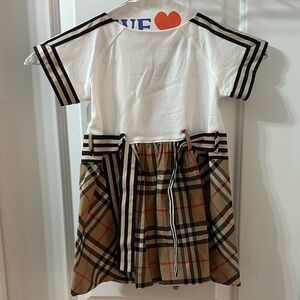 Burberry Kids Nova Dress with Classic Plaid